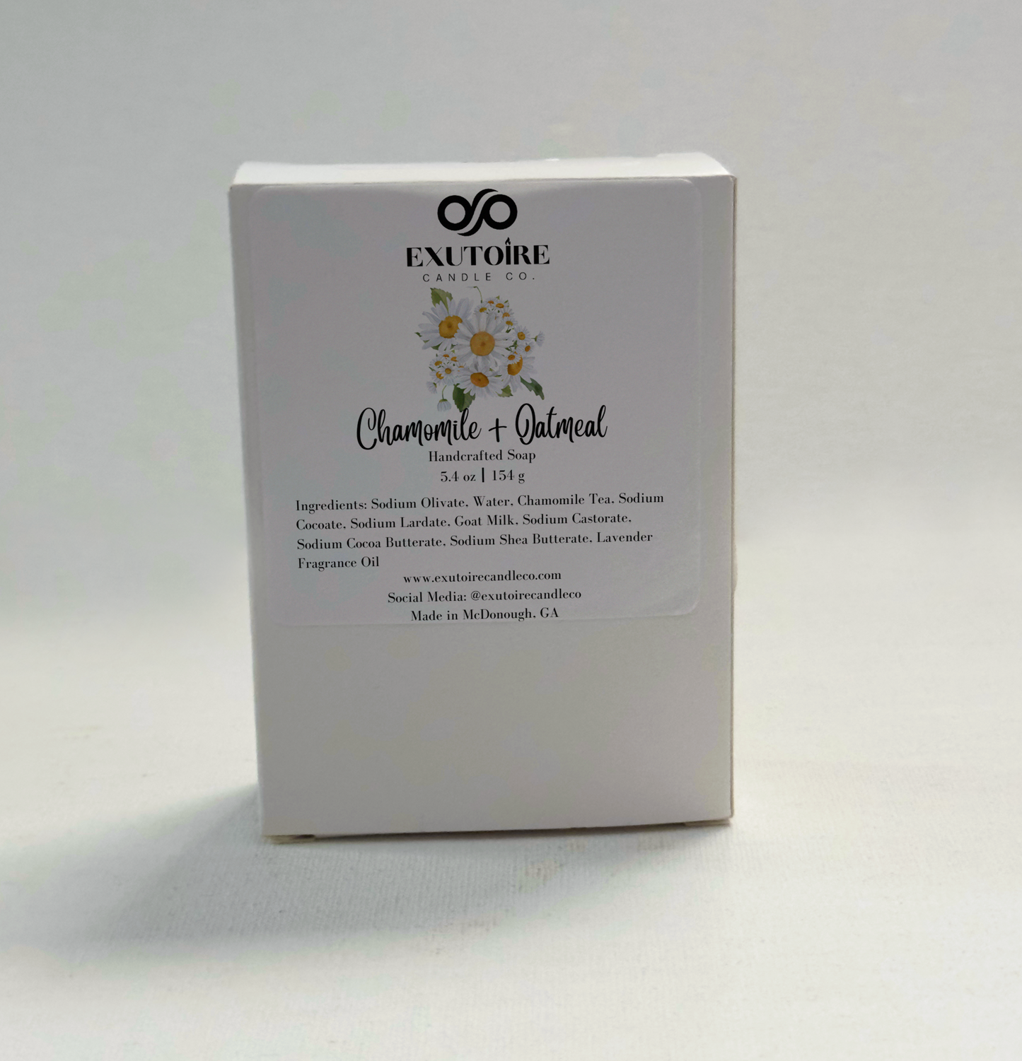 Exutoire Candle Co Lavender Chamomile Oatmeal Soap