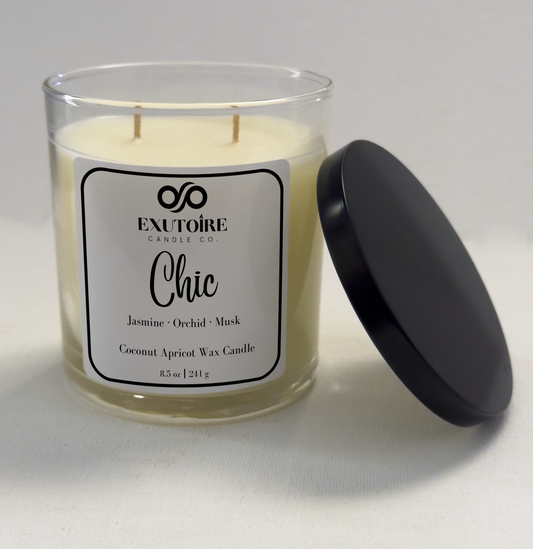 Exutoire Candle Co Chic Exotic Orchid & Musk, Daisy Marc Jacob Type, Home Fragrance 8.5 oz Atlanta GA