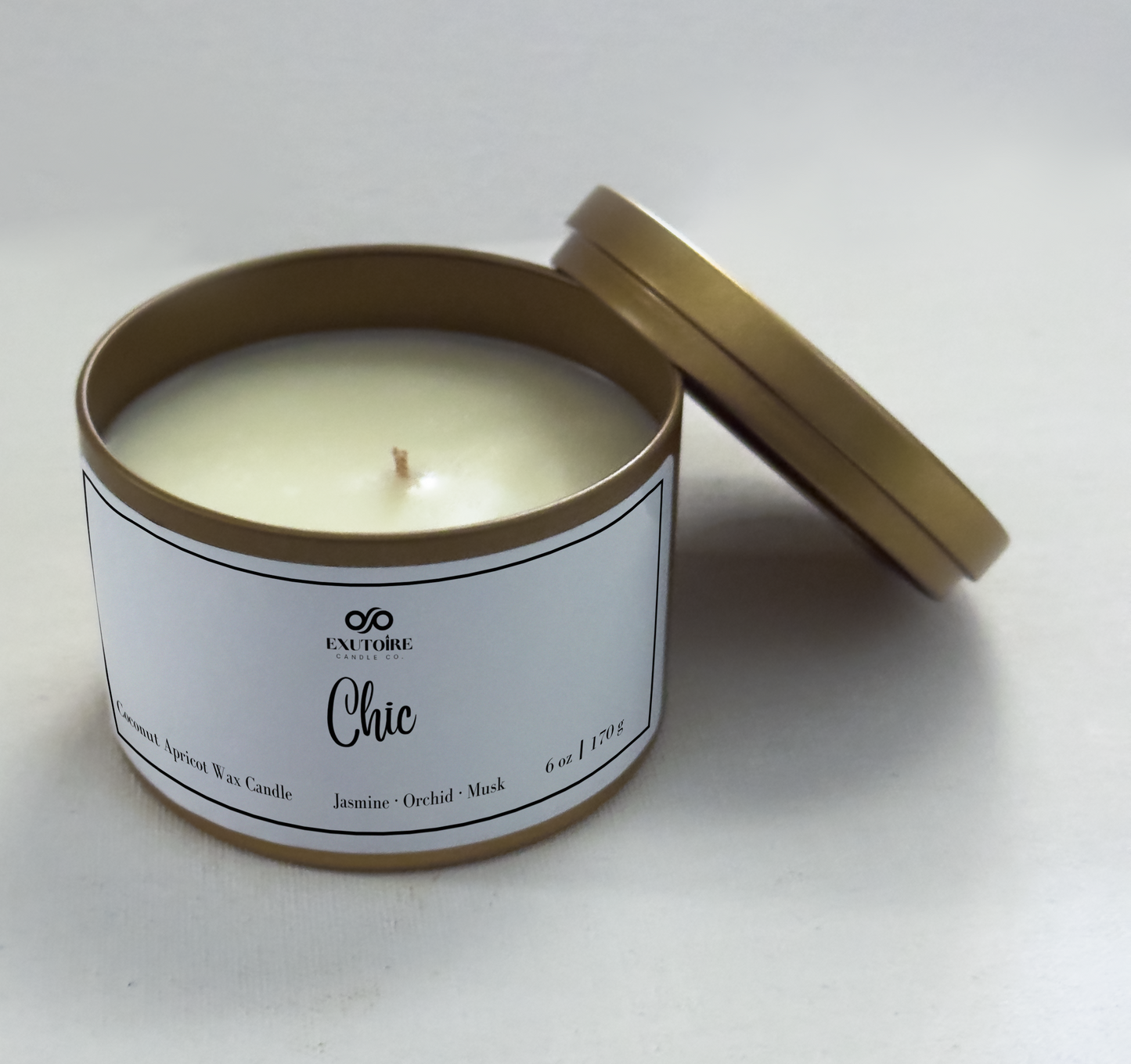 Exutoire Candle Co Chic Exotic Orchid & Musk, Daisy Marc Jacob Type, Home Fragrance 6 oz Atlanta GA